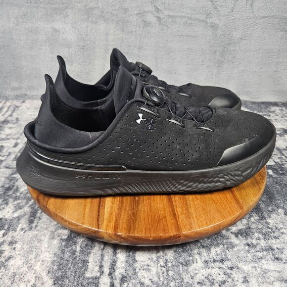 Under Armour BOA SlipSpeed Shoes Mens Size 13 Black Low Top Sneakers 3026197-008 main image 8